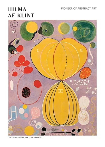 Póster The Ten Largest No7 By Hilma Af Klint