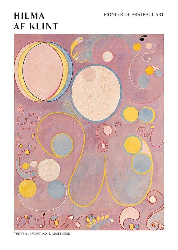 Plakāts The Ten Largest No8 By Hilma Af Klint