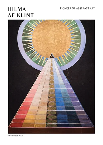 Poster Altarpiece No1 By Hilma Af Klint