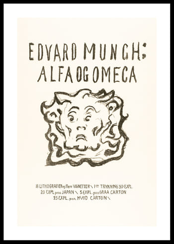 Plakat Alpha And Omega By Edvard Munch
