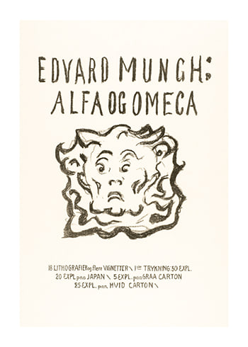 Plakat Alpha And Omega By Edvard Munch