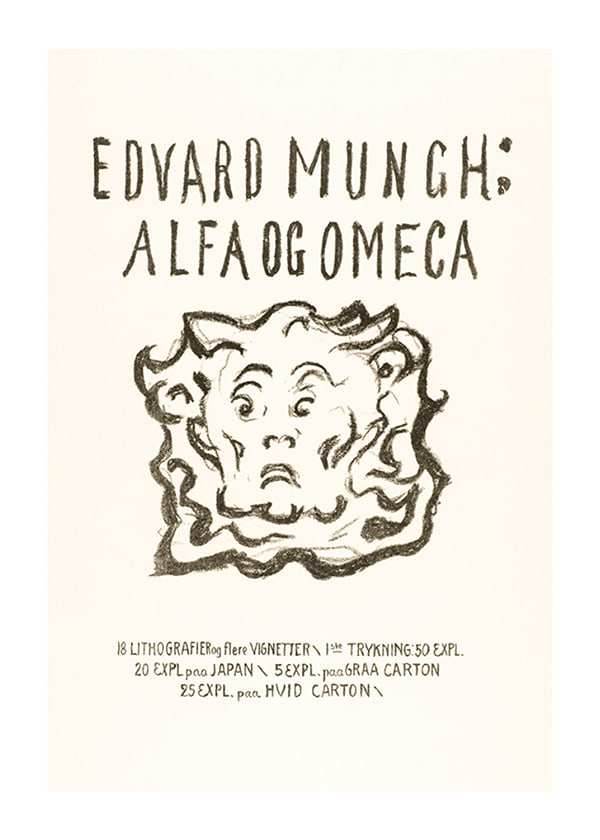 Plakāts Alpha And Omega By Edvard Munch