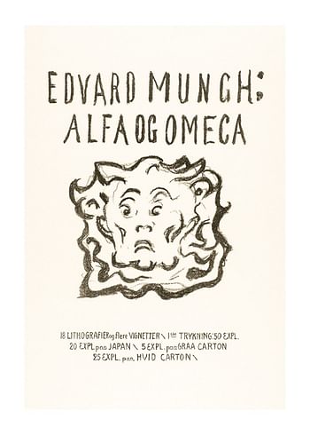 Plakat Alpha And Omega By Edvard Munch