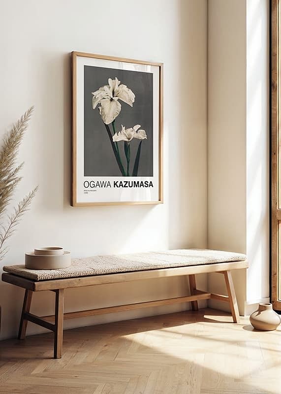 White Iris Kæmpferi By Kazumasa Ogawa-12