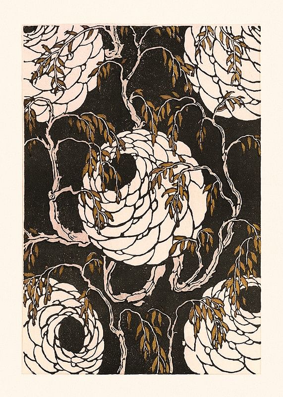 Plagát Flower Pattern No.2 by E. A. Seguy