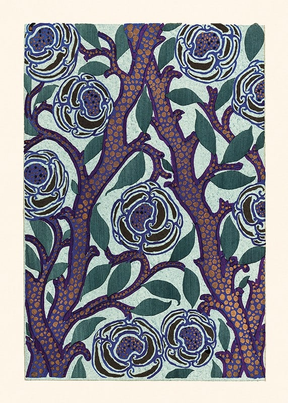 Plakāts Flower Pattern No.4 by E. A. Seguy