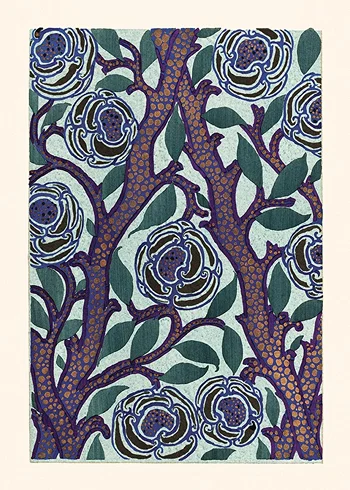 Poster Flower Pattern No.4 by E. A. Seguy