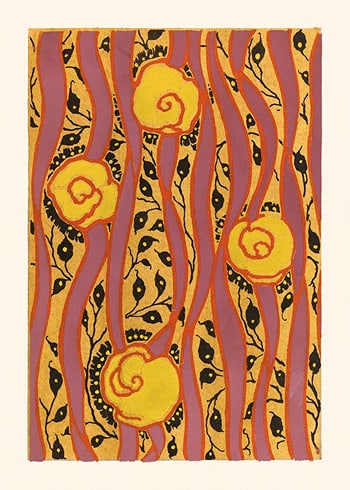 Plakat Flower Pattern No.5 by E. A. Seguy