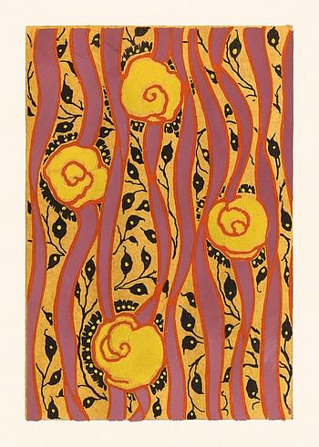 Póster Flower Pattern No.5 by E. A. Seguy
