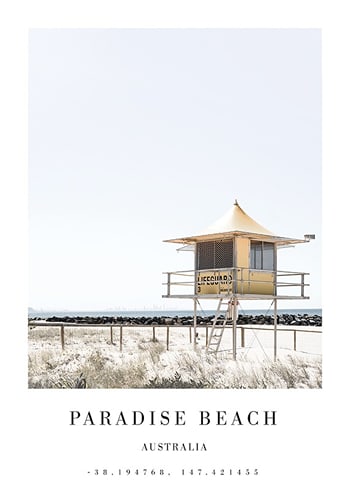 Affiche Paradise Beach