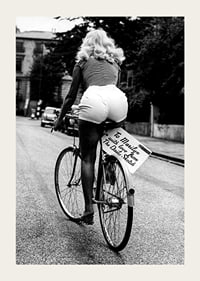 Marilyn Monroe Riding Bicycle-3