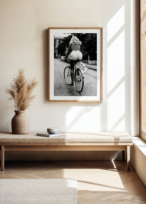 Marilyn Monroe Riding Bicycle-12