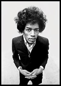 Jimi Hendrix Portrait-6