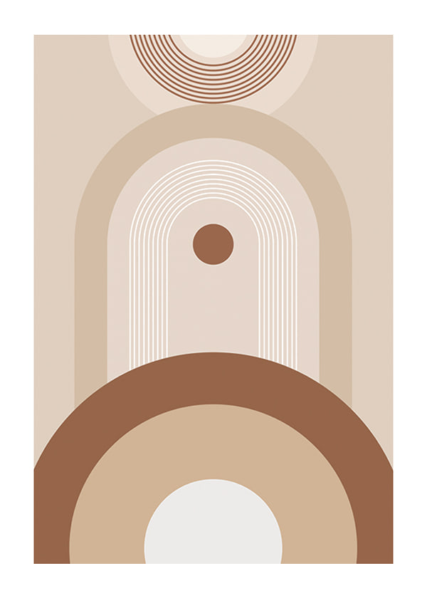 Poster Geometric Shapes No2