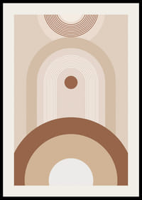 Abstraktné geometrické tvary v béžových a hnedých tónoch-2