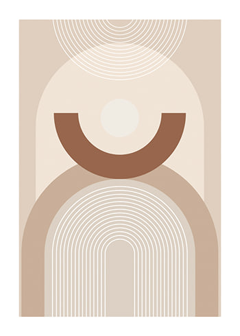 Póster Geometric Shapes No3