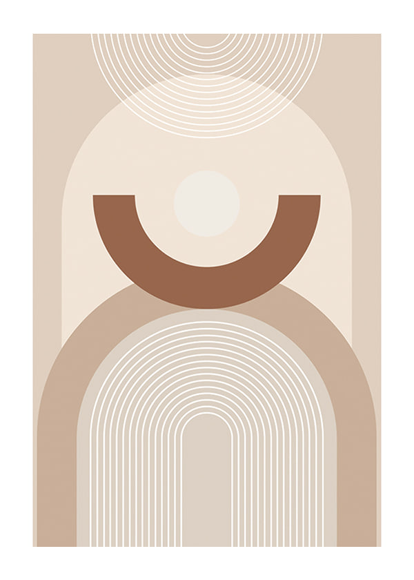 Poster Geometric Shapes No3