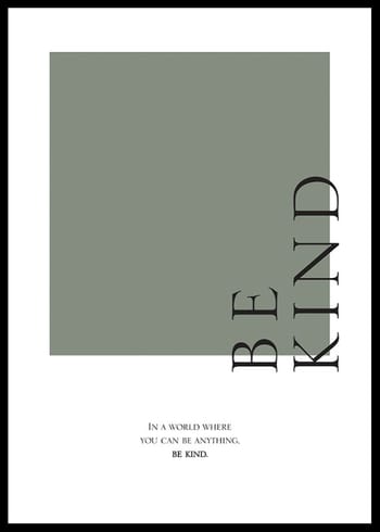 Poster Be Kind