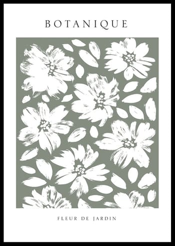 Poster Fleur De Jardin No1