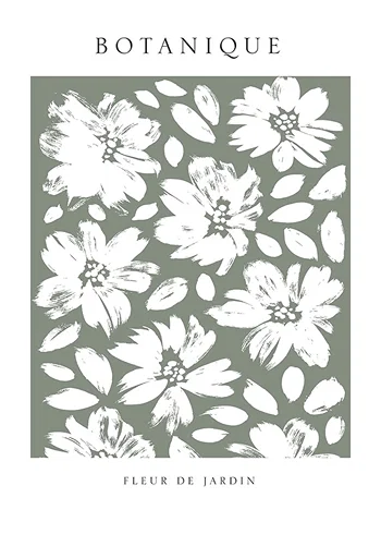 Poster Fleur De Jardin No1