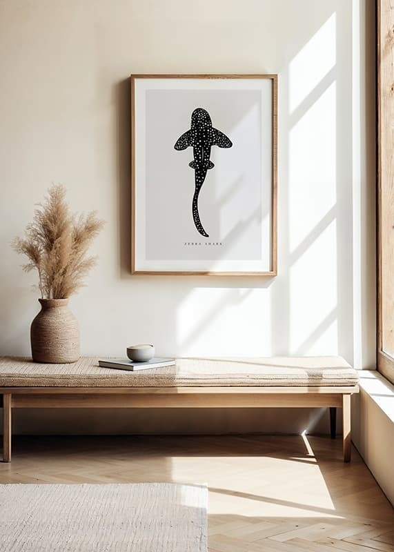 Póster Zebra Shark crossfade