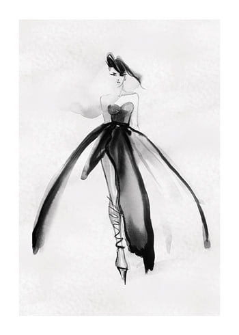 Poster Watercolor Dress