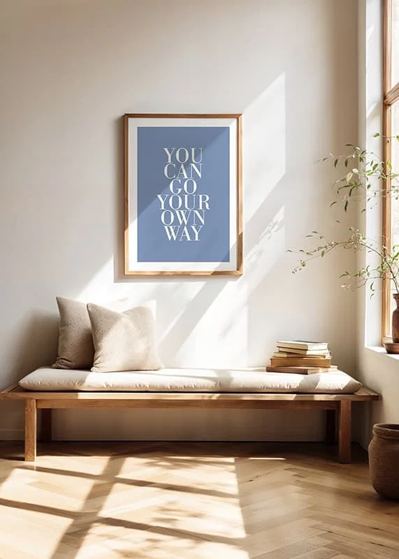 White text with inspirational message on blue background-12