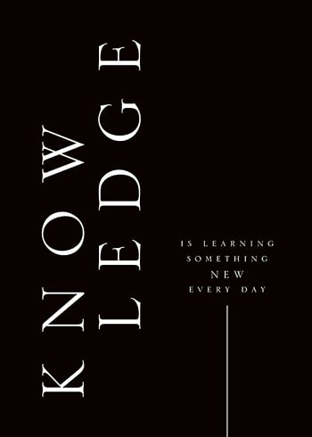 Affiche Knowledge