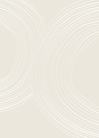Abstract wavy lines in white on sand-colored background-7
