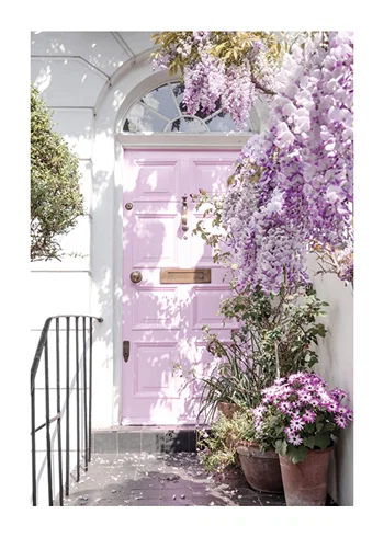 Poster Botanical Door