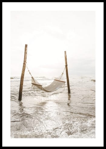 Poster Tropical Beach Hammock