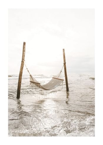 Poster Tropical Beach Hammock