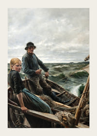 At Sea By Albert Edelfelt-5