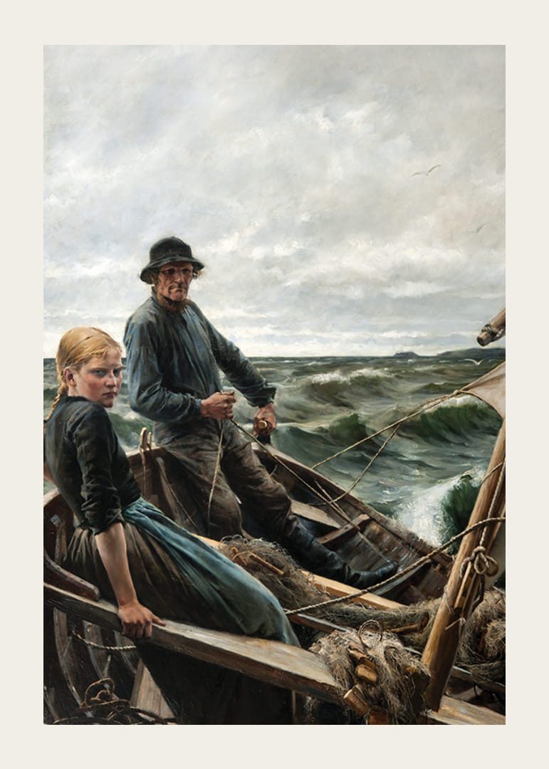 At Sea By Albert Edelfelt-12