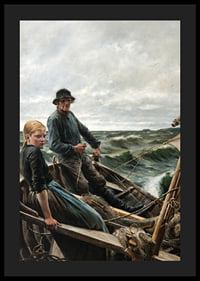 At Sea By Albert Edelfelt-6