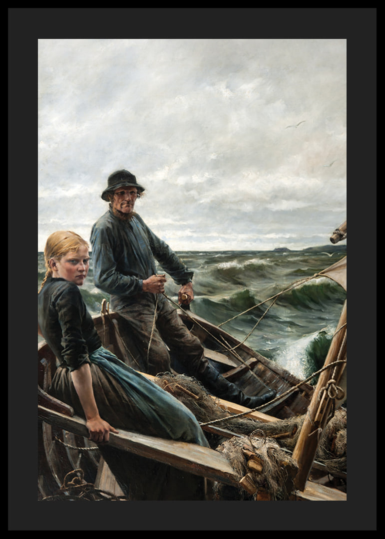 At Sea By Albert Edelfelt-12