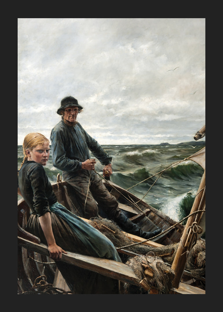 At Sea By Albert Edelfelt-12