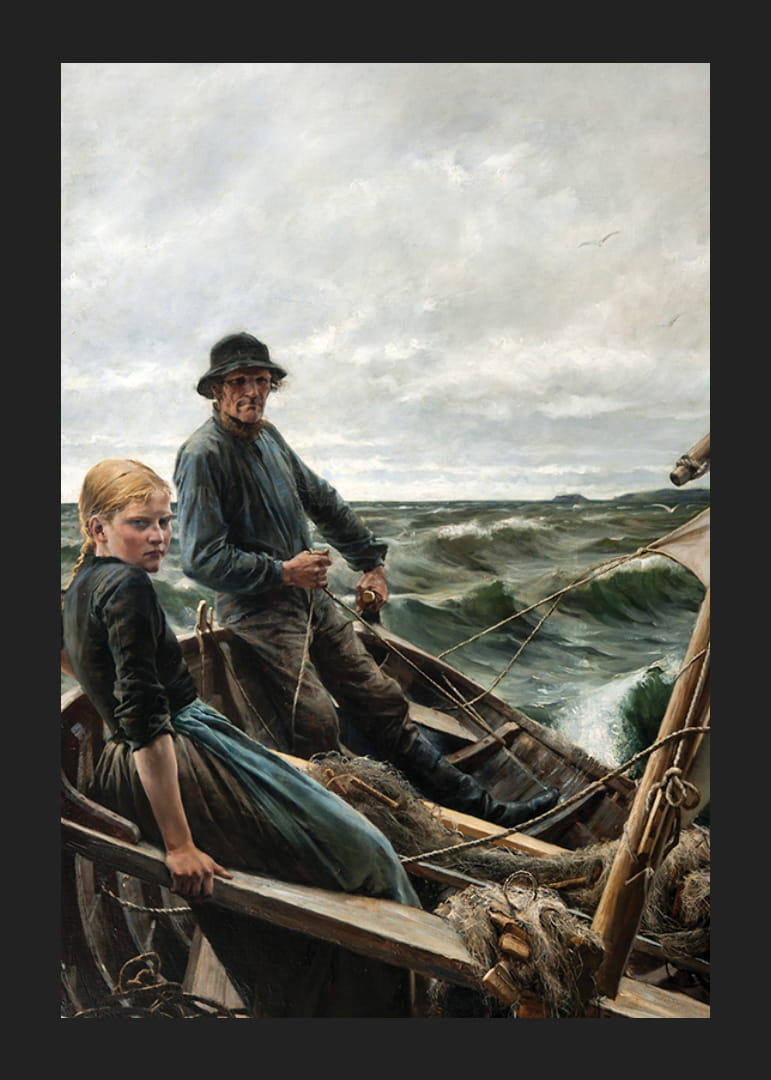 At Sea By Albert Edelfelt-12