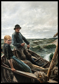 At Sea By Albert Edelfelt-8