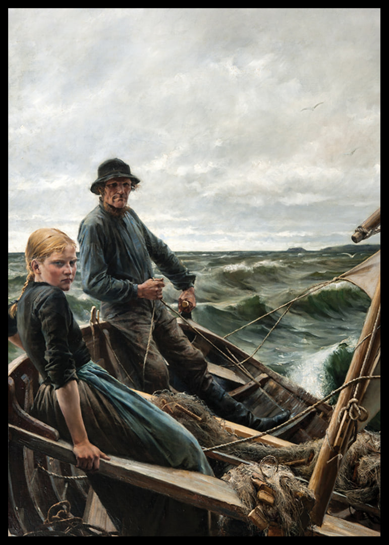 At Sea By Albert Edelfelt-12