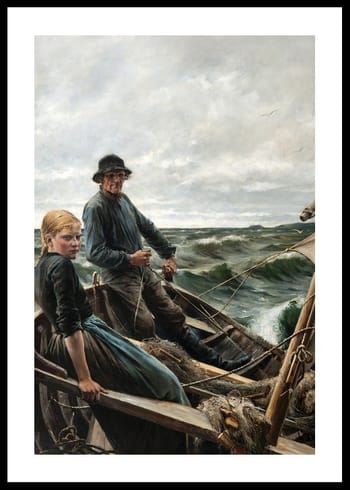Poster At Sea By Albert Edelfelt
