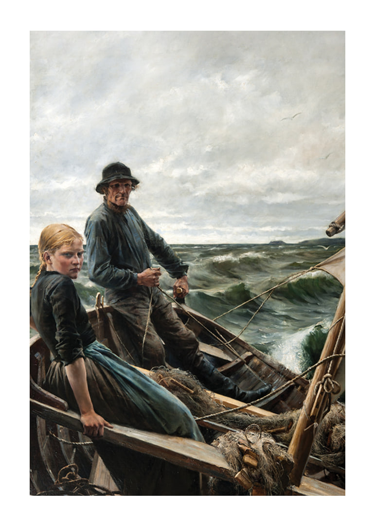 At Sea By Albert Edelfelt-12