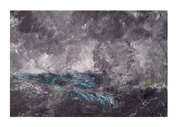 Poszter Storm in the Skerries By August Strindberg