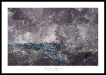 Poszter Storm in the Skerries By August Strindberg