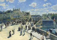 Pont Neuf By Auguste Renoir-9