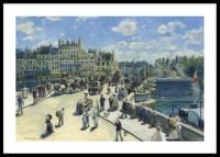 Pont Neuf By Auguste Renoir-0