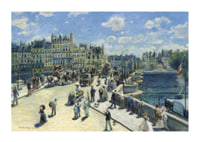 Pont Neuf By Auguste Renoir-3