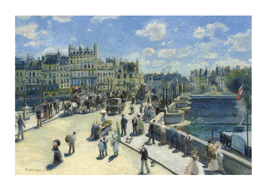 Pont Neuf By Auguste Renoir-12