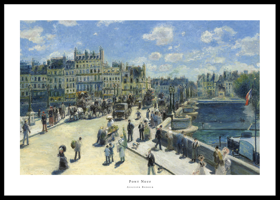 Pont Neuf By Auguste Renoir-12