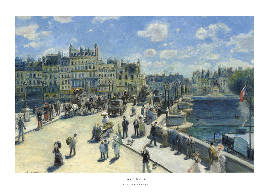 Pont Neuf By Auguste Renoir-12